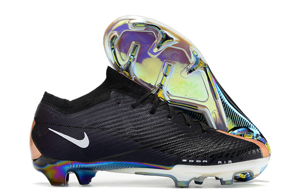 Men's Air Zoom Mercurial Vapor XV Elite FG Soccor Black Shoes 033 Men's Air Zoom Mercurial Vapor XV Elite FG Soccor Black Shoes 033